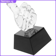 Trophy Classroom School Rewards Finger Sculpture Decor 12.00X6.60X6.60CM Transparent  kevvga