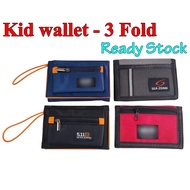 DOMPET BUDAK LIPAT TIGA KID WALLET DOMPET LELAKI WANITA READY STOCK