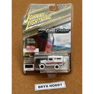 [CHASE] Johnny Lightning Mijo Exclusives 1980 Toyota Land Cruiser BF Goodrich #JLCP7044 Black & Whit