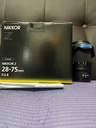 完美無瑕 全新一樣 香港行貨 有保用 2024-9 Nikon Z 28-75 28-75mm F2.8 Z5 Z6 Z7 Z50 Use