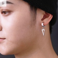 CONNECT Cross Clip Earring Hip Hop Cool Gift Female Fake Piercing Drop Earring Non-Piercing Earring
