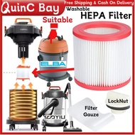 ELBA EV6720 Vacuum Cleaner Filter YILI YLW-95E/6201/77 12L 18L 20L 30L Replacement Air Dust Granty