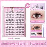 BQI 100-120 Cluster False Eyelashes With Glue Self-Adhesive New Upgraded Softer Lashes Glue-Free