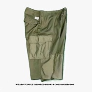 LAST PCS : WTAPS JUNGLE CHOPPED SHORTS COTTON RIPSTOP - OLIVE SIZE L = W36 IN STOCK NOW (現貨發售中)