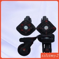 [Szlztmy2] 2Pcs Luggage Wheels Replacement Impact Resistant Mute Trolley Bag Wheels