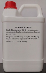 Dung môi Acetone (Axeton) 2 Lít