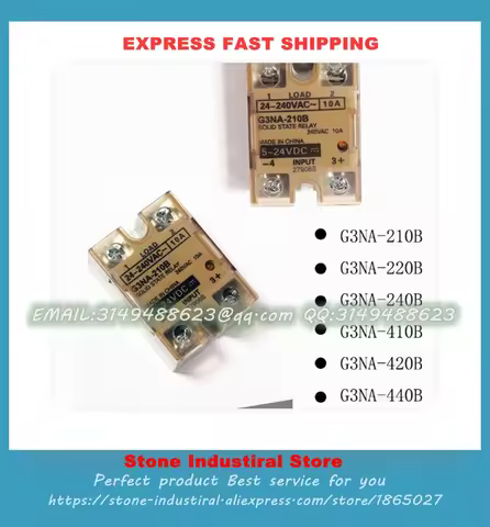 New Original Solid State G3NA-D210B DC5-24V G3NA-210B G3NA-220B G3NA-225B G3NA-240B G3NA-420B G3NA-4