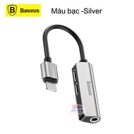 {CHính hãng} Bộ chuyển cổng Lightning sang Dual Lightning + Audio AUX 3.5mm Baseus L52 cho iPhone/ i