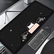 Space Mat Mousepad Company Cute Cat Black Mause Pad Pink Carpet Xxl Deskmat 90x40 Mouse Pad Gamer