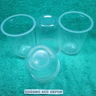 ZQI6 OVAL GLASS U 16OZ OVAL CUP U 16OZ ROUND PLASTIC GLASS 9 GRAM 8YMT