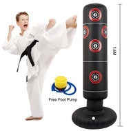 【MY Stock】Boxing Punching Bag Set Stand MMA Standing Inflatable Sandbag Muay Thai Kick Equipment Kid