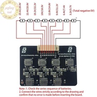 PURED BMS 2S-8S 1.2A Balance Board Lifepo4 LTO  Active Equalizer Balancer Energy Transfer Board BMS 
