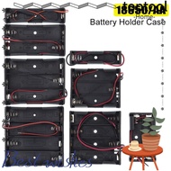 TOPTOOL 5pcs/10pcs AA Battery  Plastic Black 3.7V/1.5V Batteries Box Clip