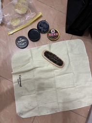 Saphir &飛鳥鞋油 擦鞋布 鞋刷 套裝