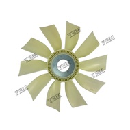 Long Time Aftersale Service Fan Blade 10 blades 4 holes For Mitsubishi S6B Engine Spare Parts