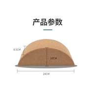 Moon Brick Wood Balance Exercise Core Muscle Maintain Balance Yoga Auxiliary Half round Shock Absorp