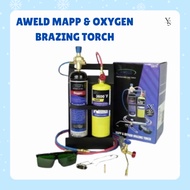 AWELD MAPP & OXYGEN BRAZING TORCH