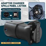 ETRONIK YuaDon Electric Car SPKLU Charger Adapter Type 2 Female to Schuko EU - AOT-4249