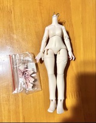 妮撒ob白素體帶手組 12分bjd盲盒素體
