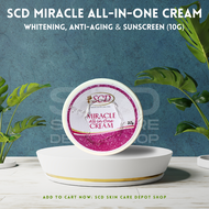 SCD Miracle All-In-One Cream 10g w/ FREEBIES (Whitening, Anti-Aging, Sunscreen and Moisturizing)