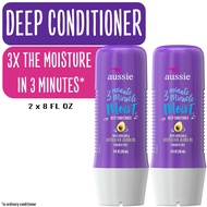 ☑✢American Aussie Kangaroo Aussie Miracle Moist 3 minutes Miracle Deep Conditioner 2 packs