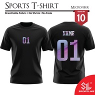 SPORTS JERSEY - NAME, NUMBER DESIGN 010 | MICROFIBER