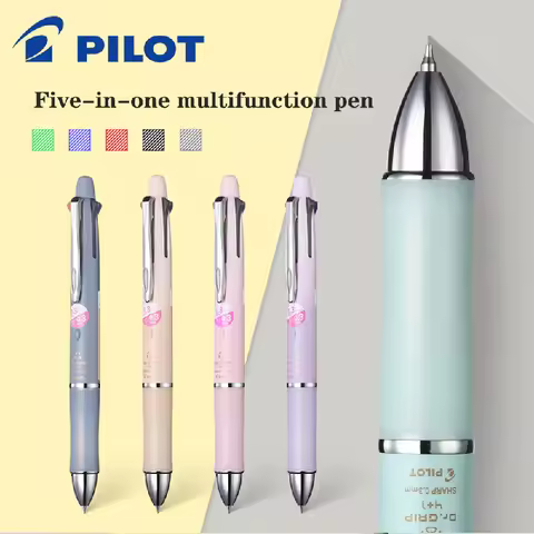 PILOT Dr. Grip 4+1 Multifunctional Pen 0.7/0.5mm 4-color Ballpoint Modular Pen 0.3/0.5mm Mechanical 