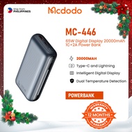 Mcdodo MC-4460 65W Digital Display 20000mAh 1C+2A Power Bank