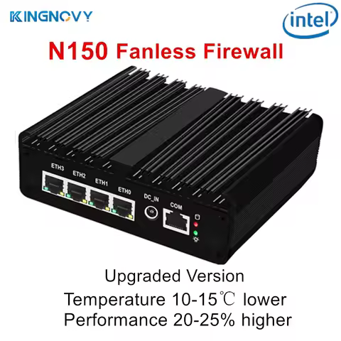 Firewall Router Intel N150 N100 Mini PC 4 LAN i226-V 2.5G Celeron N5105 N6210 NVMe Fanless Mini Comp