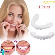 AINTP Teeth Accessories Cover Teeth Whitening Silicone Snap On Smiling Cosmetic Teeth False Teeth Ve