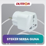 Dutron 3-Prong Over Plug Universal Travel Adapter 3-Prong Plug