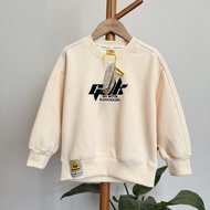 60271 Children's Composite One-Piece Fleece Lining Sweatshirt Boys Girls Autumn Winter Cartoon Round