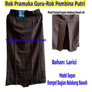 Rok Pramuka Guru-Rok Pembina Pramuka Putri-Seragam Pramuka Guru Wanita-Seragam Pramuka-seragam Sekol