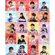 Set of 30c square stickers 4*4 TF Family F3_F4