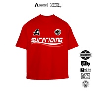 250GSM Surfing Allianz Form Boxy T-shirt 100% Cotton Baju T Shirt Lelaki