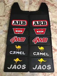 ยางกันโคลน ARB Warn camel 4WD Jaos ยางกันโคลย ออฟโลด กระบะ ขายแยกต่อคู่ และ ชุดสำหรับพร้อมสลิงเหล็กร