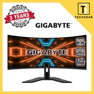 GIGABYTE G34WQC 34" WQHD 144HZ 1MS 8BIT FREESYNC PREMIUM CURVE GAMING MONITOR