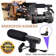 Shotgun Microphone untuk DSLR Jack 3.5mm Mic Mikrofon Maik Mik Krofon Mix Micropon untuk Hp Android