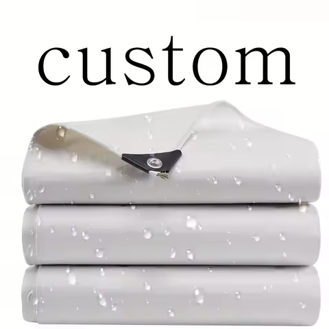 Sun Shelter Cloth Customtarpaulin Awning White 3x5 6 8m*8 10 12 3 4x4 6m Large Tarp Waterproof Garde