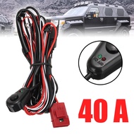 1pc 40A 200W Relay Wire Harness Wiring Adapter Extension Cable For Fog Lights LED Work Lamp JN9L