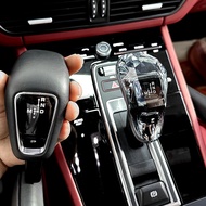 Crystal Gear Shift Lever Handle For Porsche Cayenne Coupe Turbo GTS Panamera Sport Shift Knob 2017-2