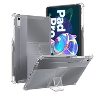 Clear Tablet Cover For Lenovo For Xiaoxin Pad 11 Plus 11 Pro 11.5 11.2 Tab M10 Plus 3rd 10.6 P11 Pro Plus Shockproof TPU Acrylic Transparent With Bracket Case