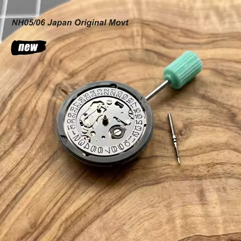 Original Japan NH05/NH06A Watch Automatic Mechanical Movement 21 Jewels Watch Parts Auto Date /Week 