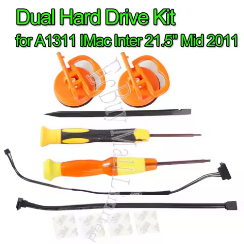 Brand new for A1311 IMac Inter 21.5" Mid 2011 Dual Hard Drive Cable/Kit 593-1296