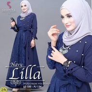 LILLA MAXI Baju Gamis Wanita Terbaru 2020 Dress Wanita Elegant Trendy