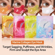 KORMESIC Sea Fan Red /Sea Anemone Yellow/Jellyfish White/Sea Shell Orange/Marine Collagen Eye Mask