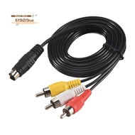 1.5M 4.9ft 3  Male to 4 Pin S-Video Male TV PC Conversion Cable