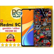 Garskin redmi 9c motif Sticker - free custom via chat