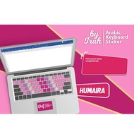 KEYBOARD STICKER ARABIC JAWI RUMI ALPHABET HUMAIRA