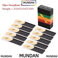 MUNDAN Saxophone Whistle, 10Pcs Bb Clarinet Reed,  Alto Strength Reed Bb Tone Clarinet
